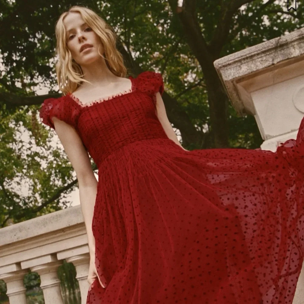 Doen Red Maxi Dress - Picture 1 of 6
